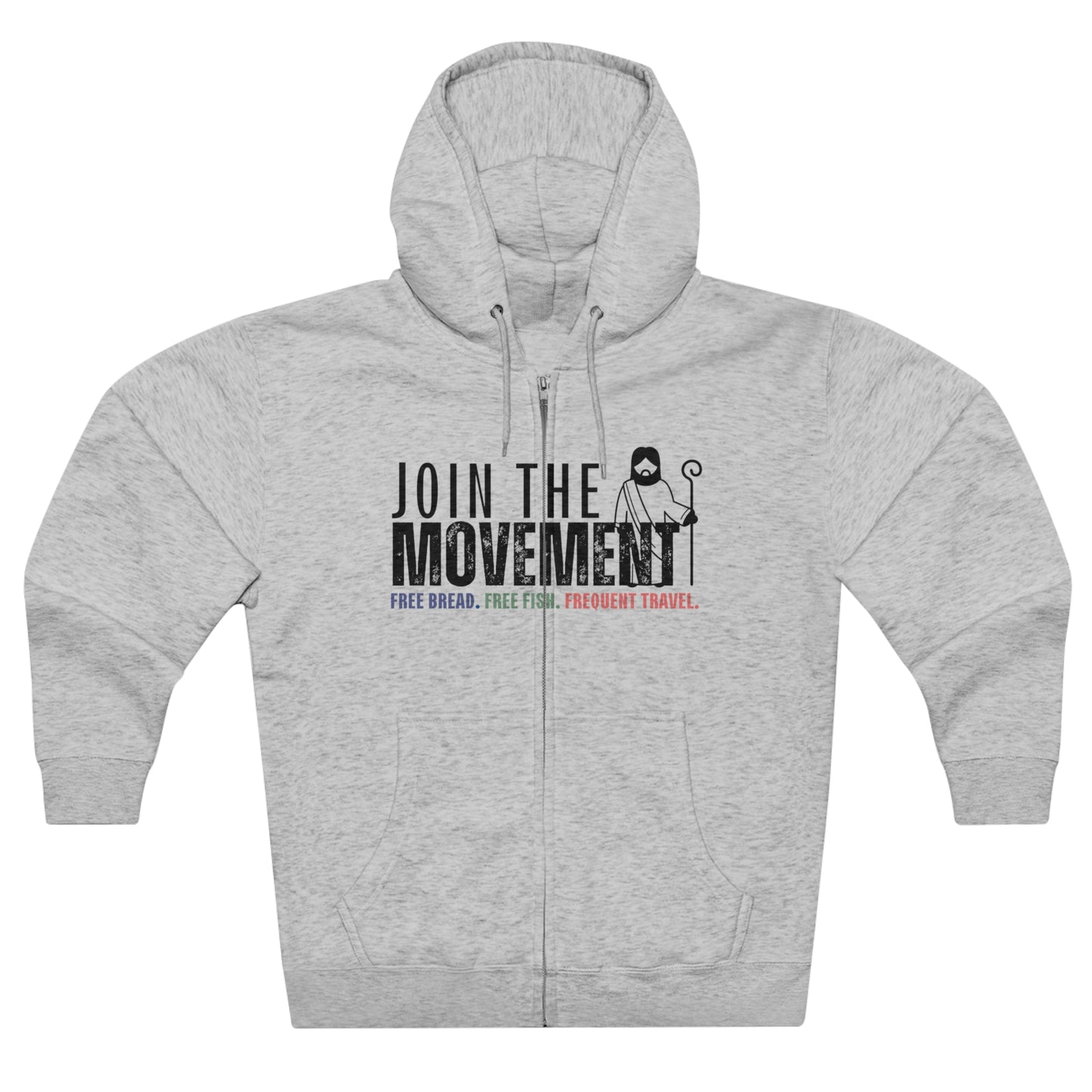 Join the Movement, Christian Zip Hoodie for Men and Women