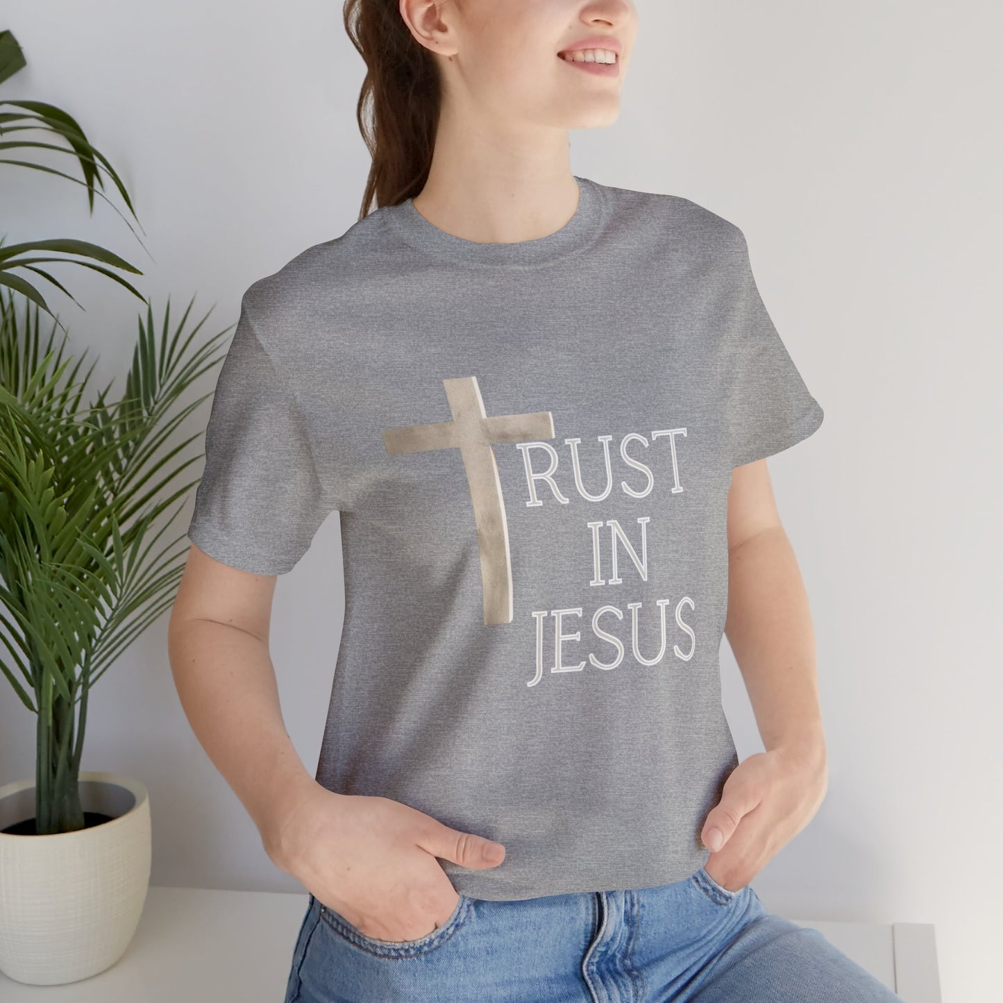 Trust in Jesus, Express Delivery, Christian T-shirt for men and women
