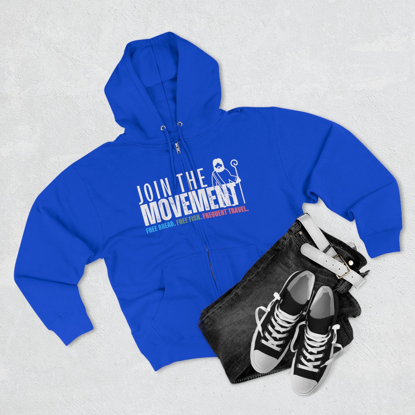 Join the Movement, Christian Zip Hoodie for Men and Women