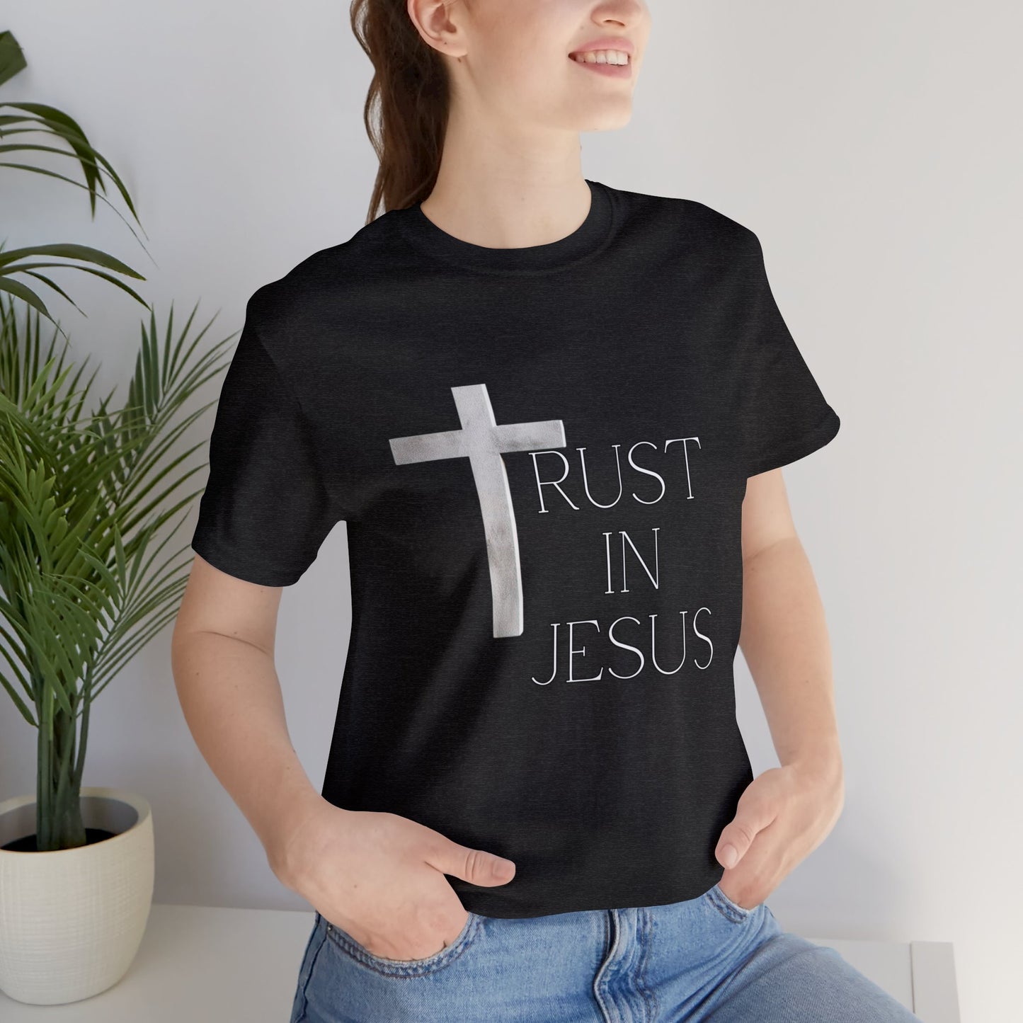 Trust in Jesus, Express Delivery, Christian T-shirt for men and women