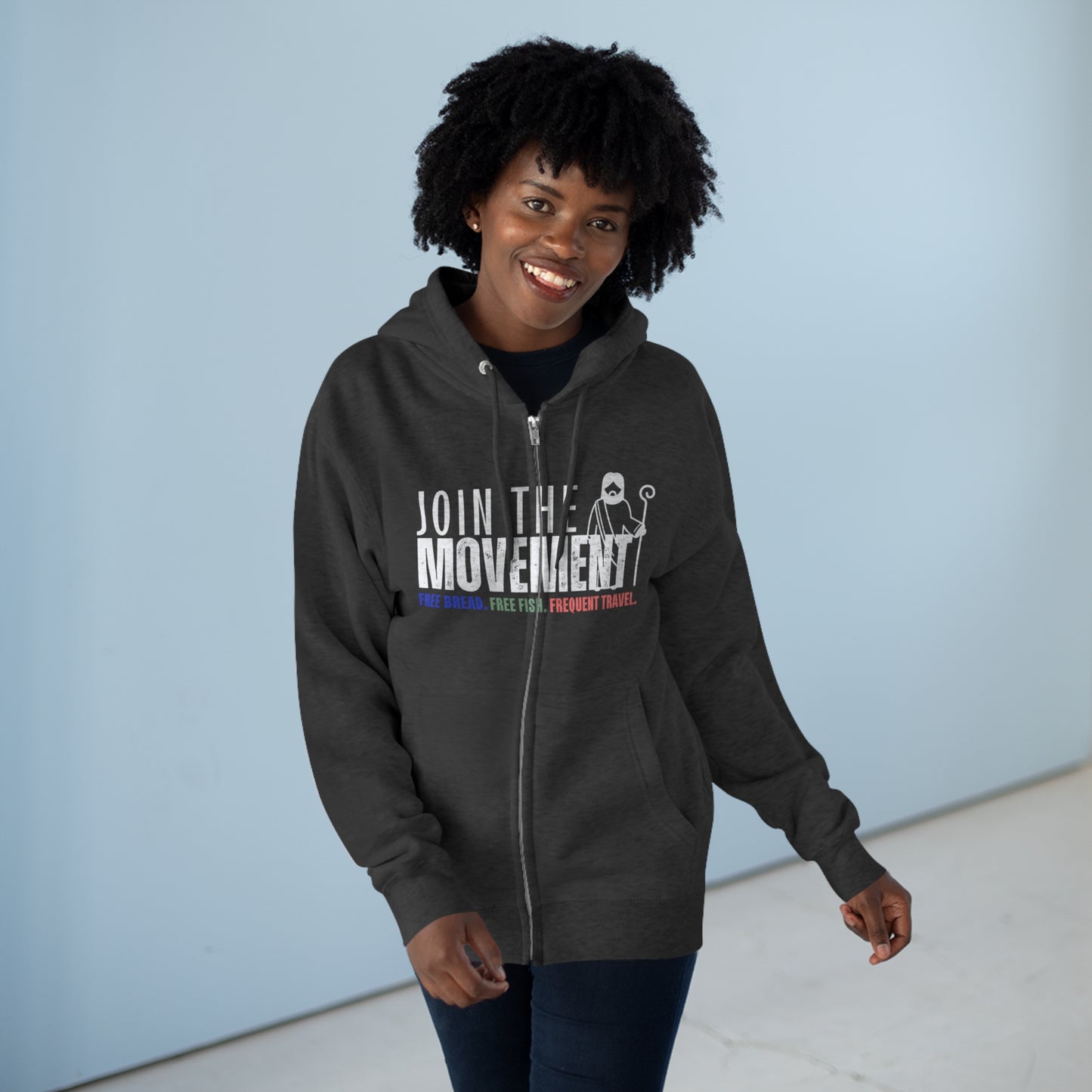 Join the Movement, Christian Zip Hoodie for Men and Women