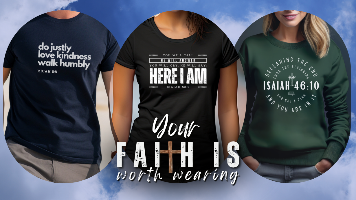 Christian Clothing Depot Page banner - fashion for the faithful followers of God.
