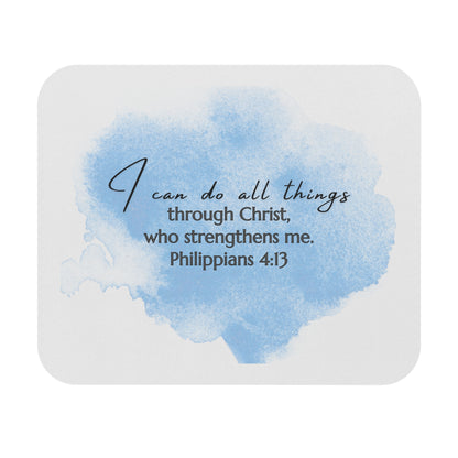 Philippians 4:13, Mouse Pad (Rectangle)
