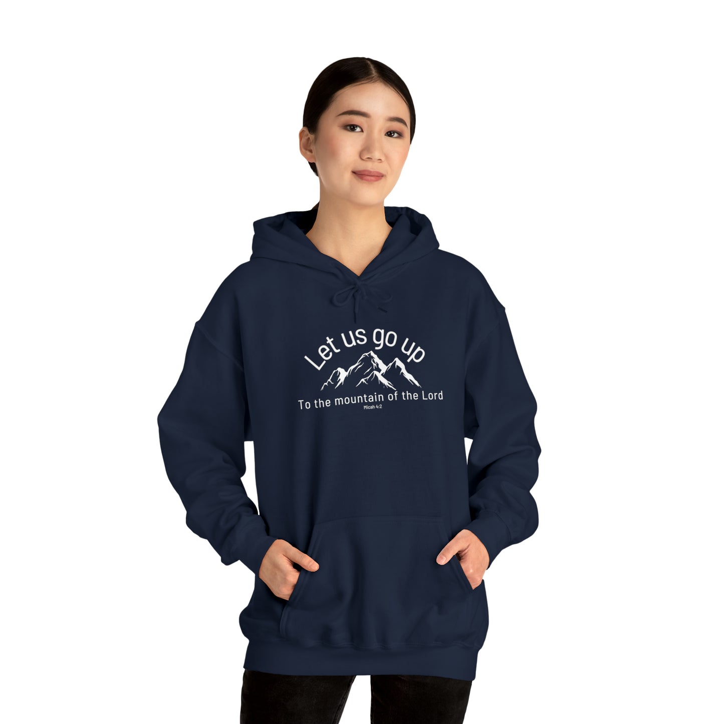 Micah 4:2, Heavy Blend™ Christian Hoodie for Men and Women
