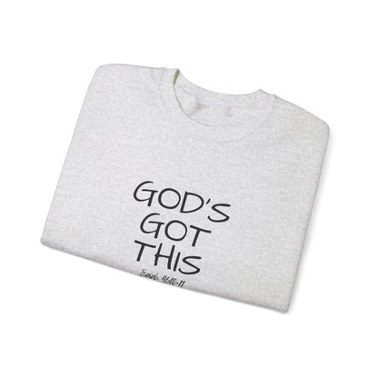Isaiah 46:10 God's Got This, Heavy Blend™ Christian Sweatshirt for Men and Women