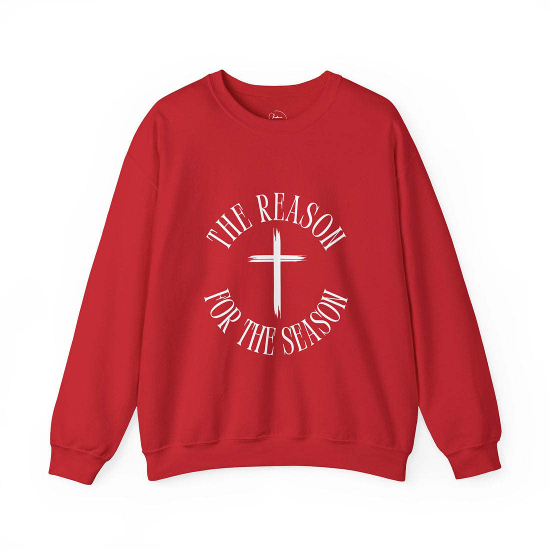 "The Reason for the Season" Christian Cross Crewneck