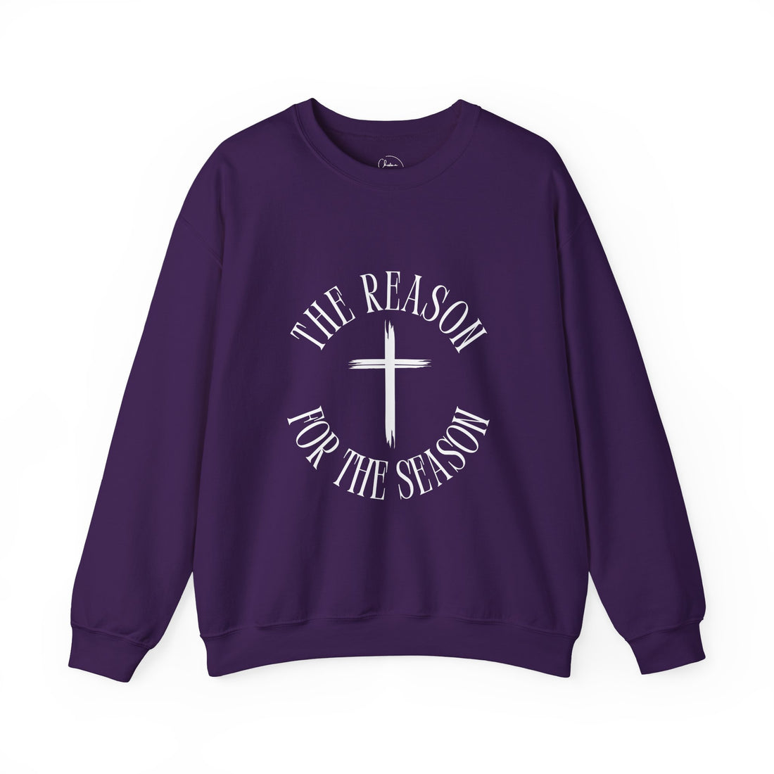 "The Reason for the Season" Christian Cross Crewneck