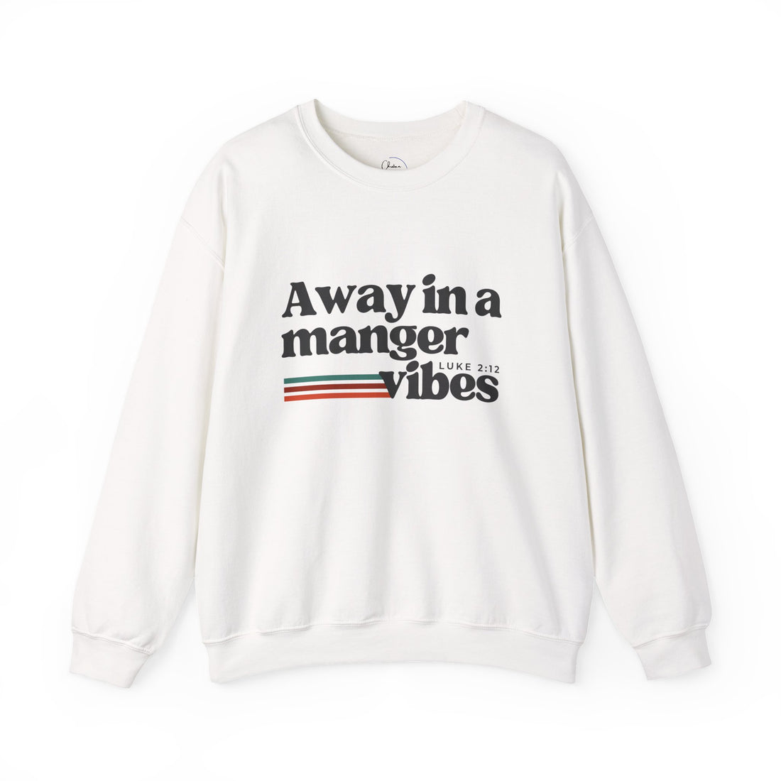 Crewneck Sweatshirt — “Away in a Manger” Christmas Nativity Vibes