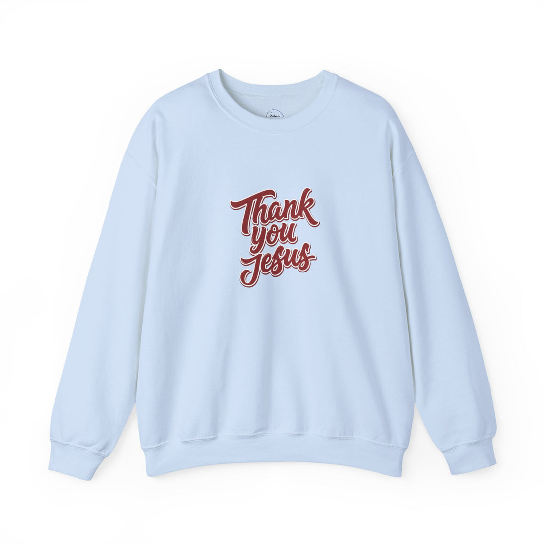 Thank You Jesus Crewneck Sweatshirt — Christian Faith Graphic Pullover