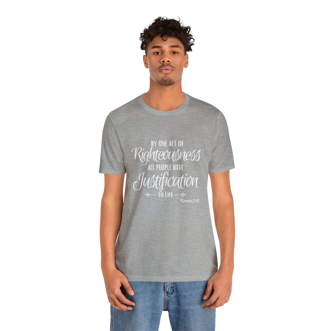Romans 5:18, Express Delivery, Christian T-shirt for Men and Women