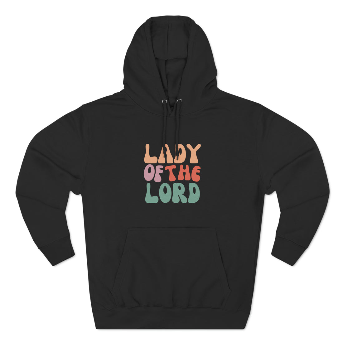 Lady of the Lord, Three-Panel Fleece Christian Hoodie for Women