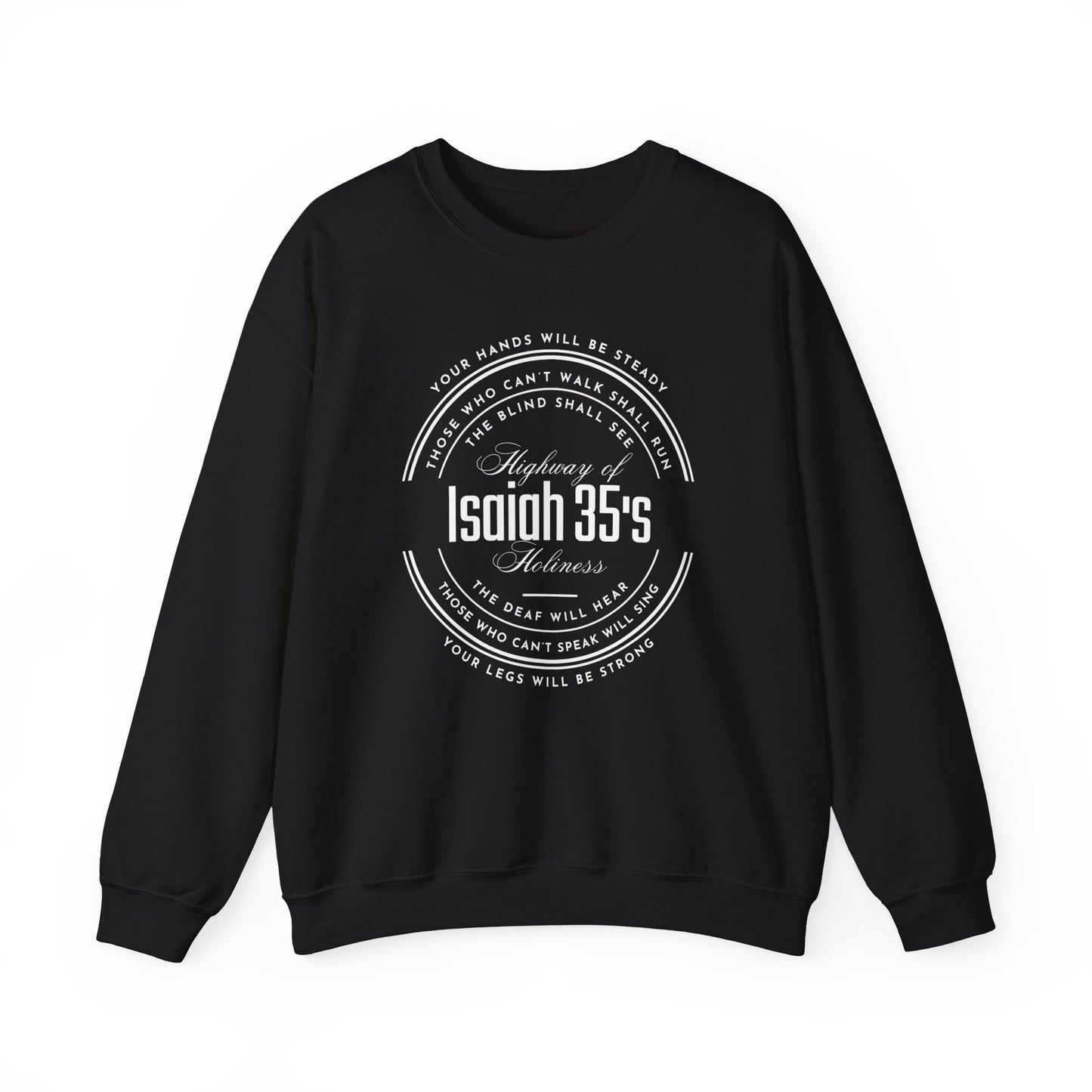 Isaiah 35, Heavy Blend Christian Sweatshirt for Men and Women