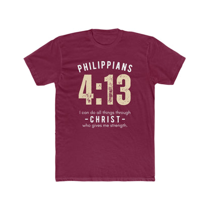 Philippians 4:13, Christian T-shirt for Men