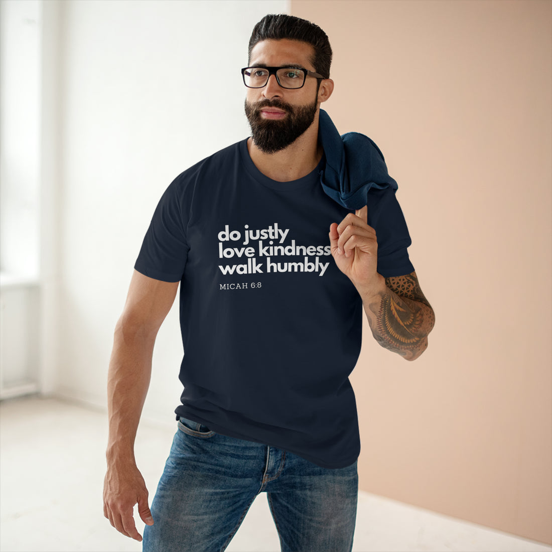 Men's Staple Tee: Micah 6:8