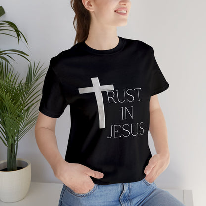 Trust in Jesus, Express Delivery, Christian T-shirt for men and women