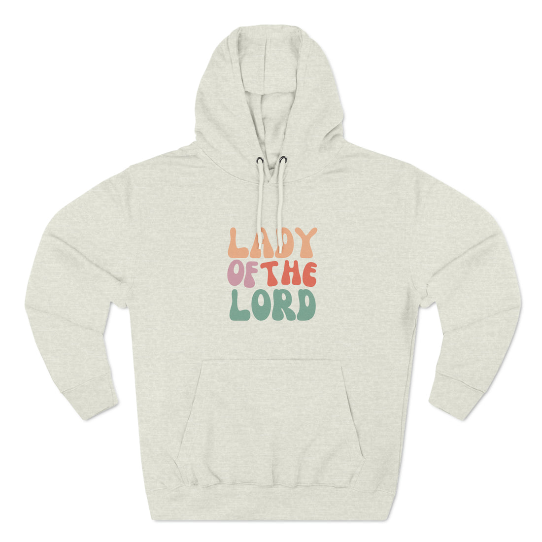 Lady of the Lord, Three-Panel Fleece Christian Hoodie for Women