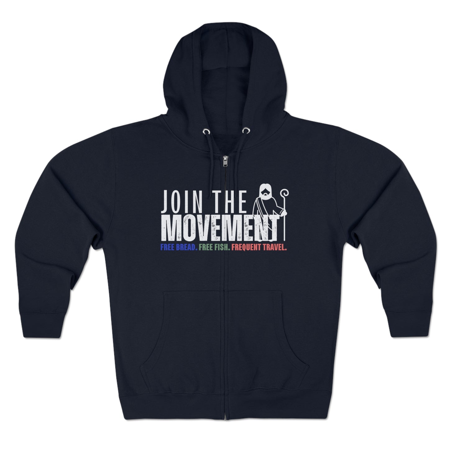 Join the Movement, Christian Zip Hoodie for Men and Women