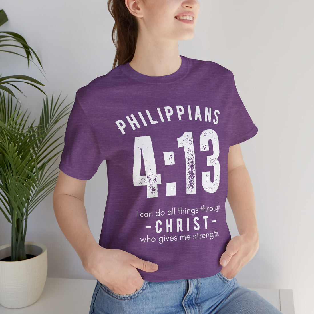 Philippians 4:13 "All Things In Christ" T-shirt for Men and Women