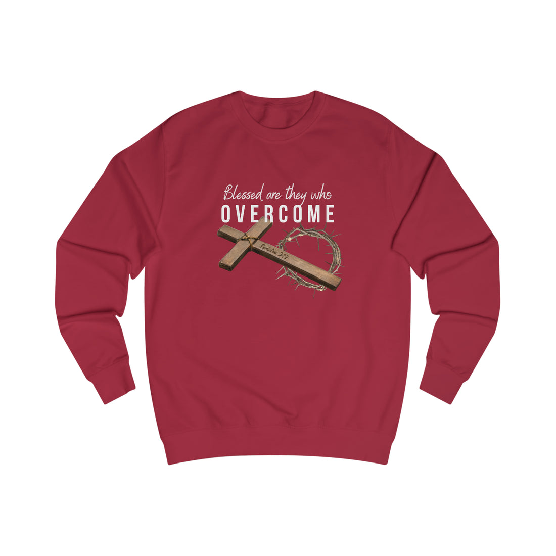 Revelation 21:7 Overcomers, Christian Sweatshirt for men