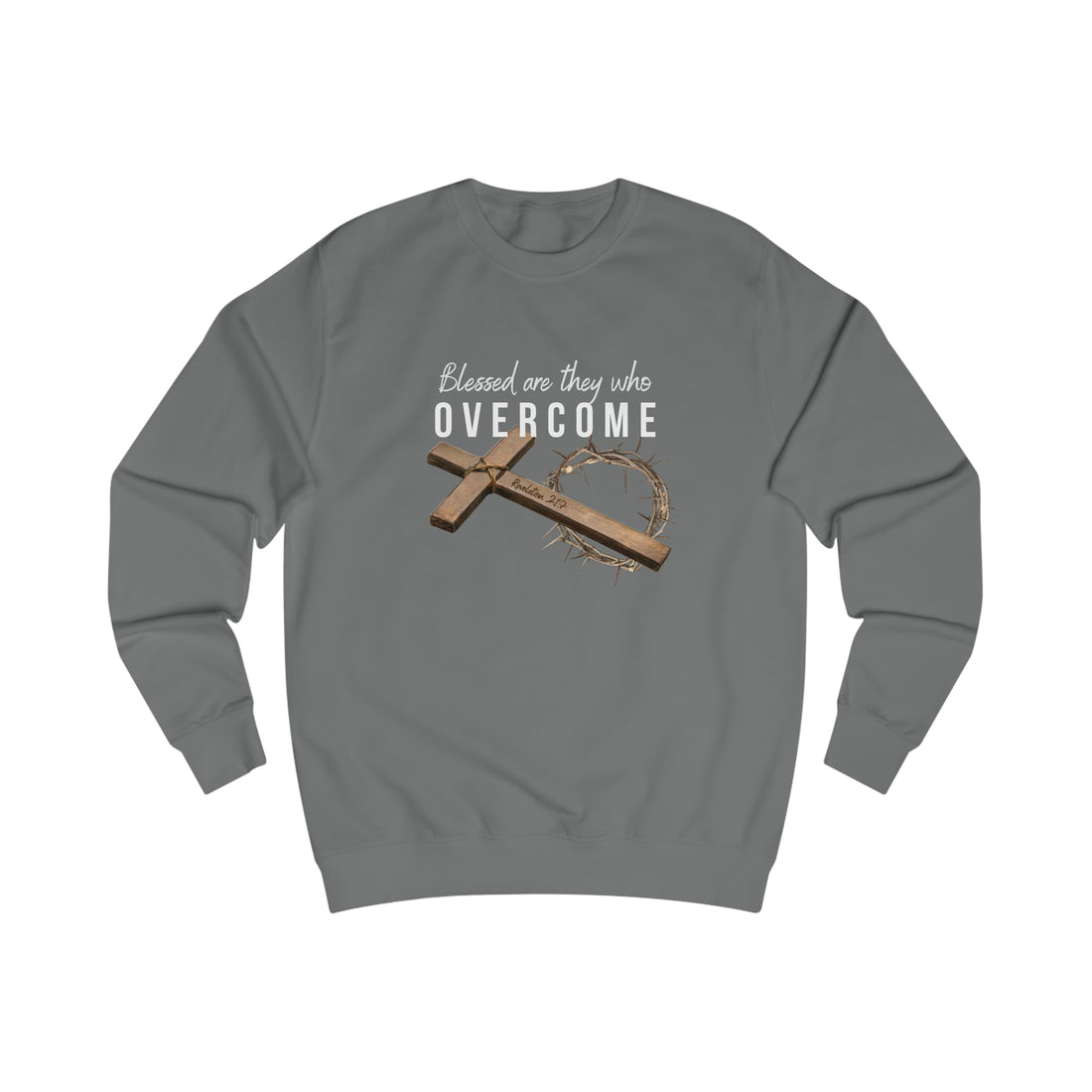 Revelation 21:7 Overcomers, Christian Sweatshirt for men