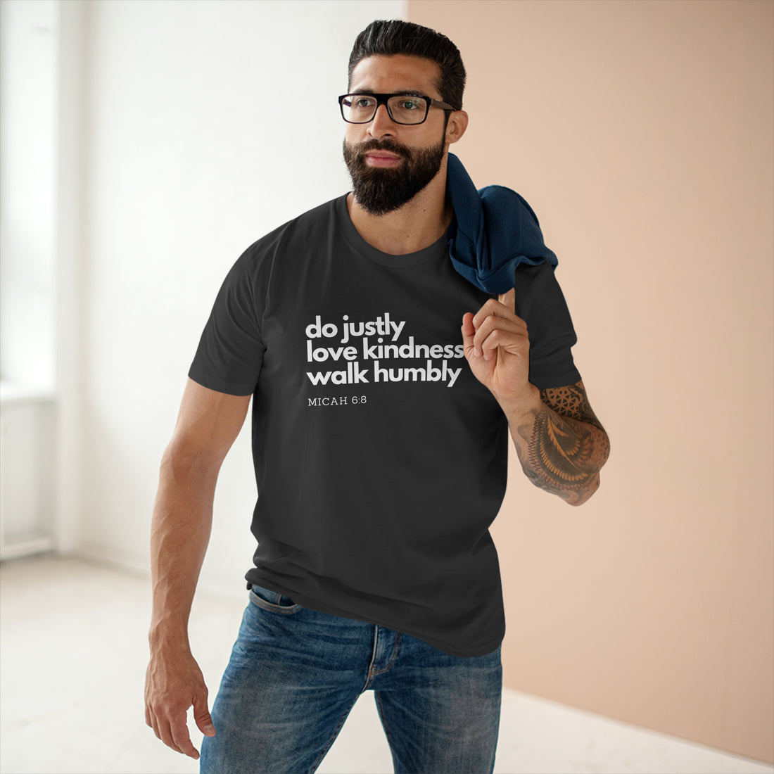 Men's Staple Tee: Micah 6:8