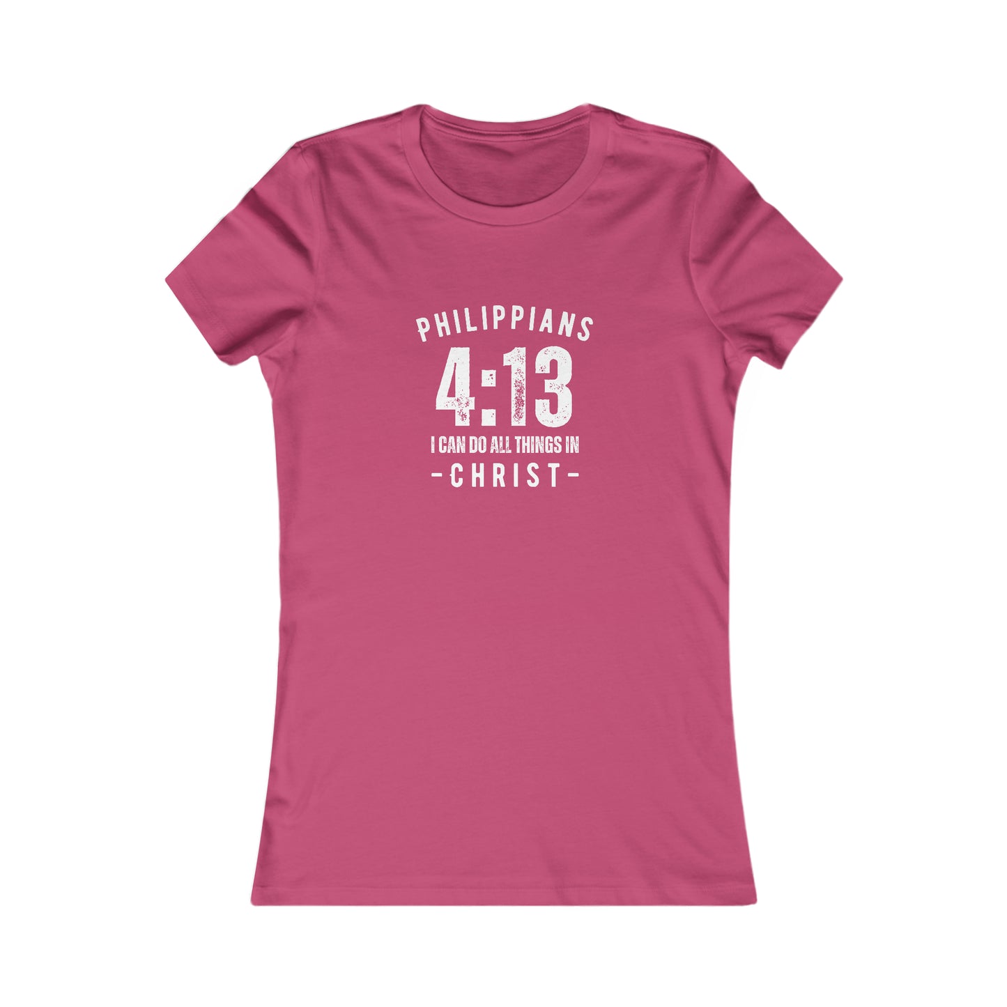 Philippians 4:13, Christian T-shirt for Women