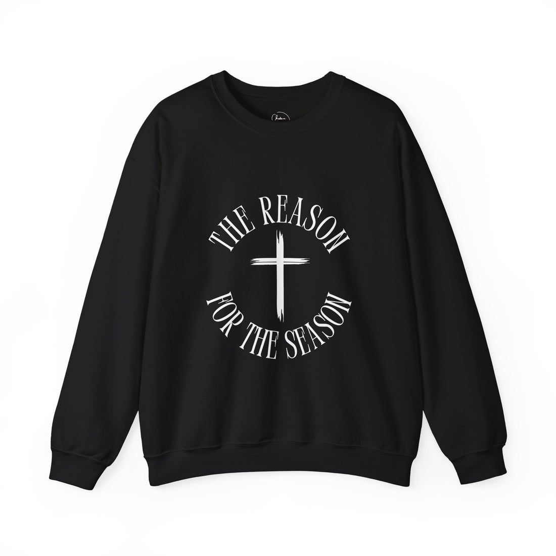 "The Reason for the Season" Christian Cross Crewneck
