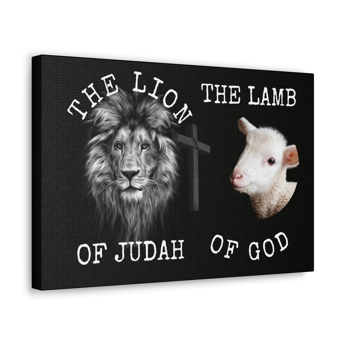 Lion and Lamb, Canvas Gallery Wraps