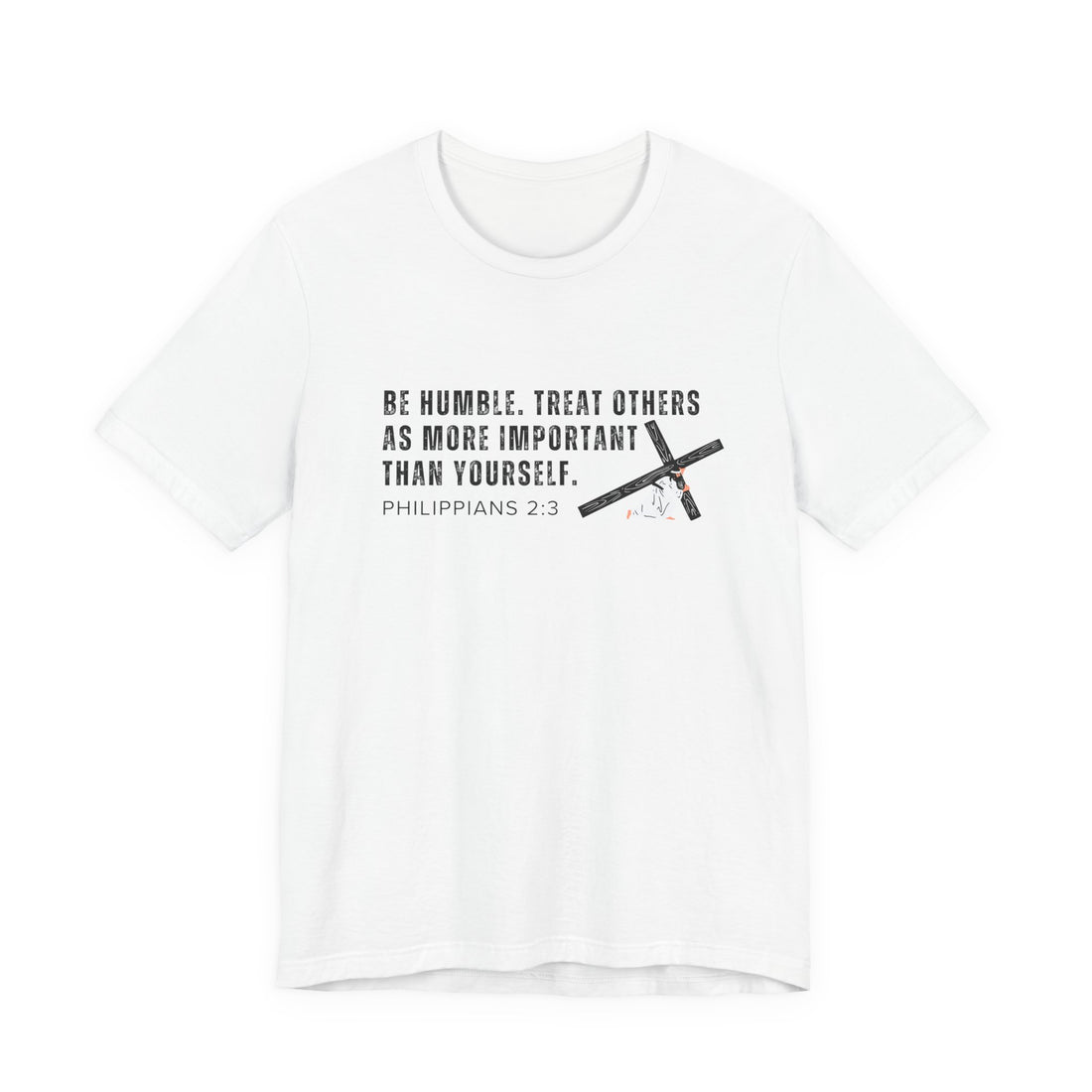 Be Humble, Philippians 2:3, Christian T-shirt for Men and Women