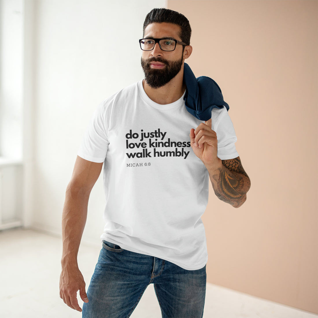 Men's Staple Tee: Micah 6:8