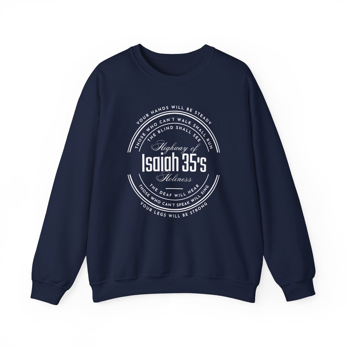 Isaiah 35, Heavy Blend Christian Sweatshirt for Men and Women