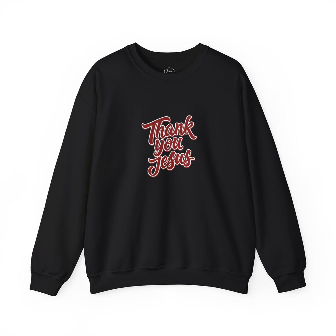 Thank You Jesus Crewneck Sweatshirt — Christian Faith Graphic Pullover