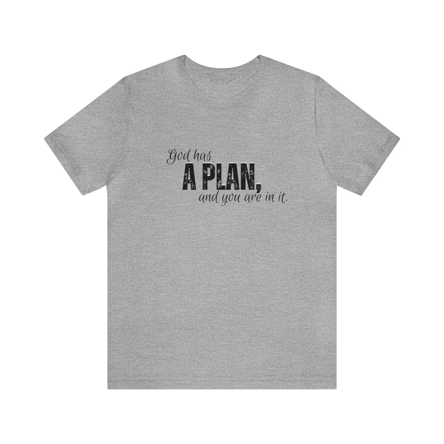 God has a plan, Express Delivery, Christian T-shirt for Men and Women