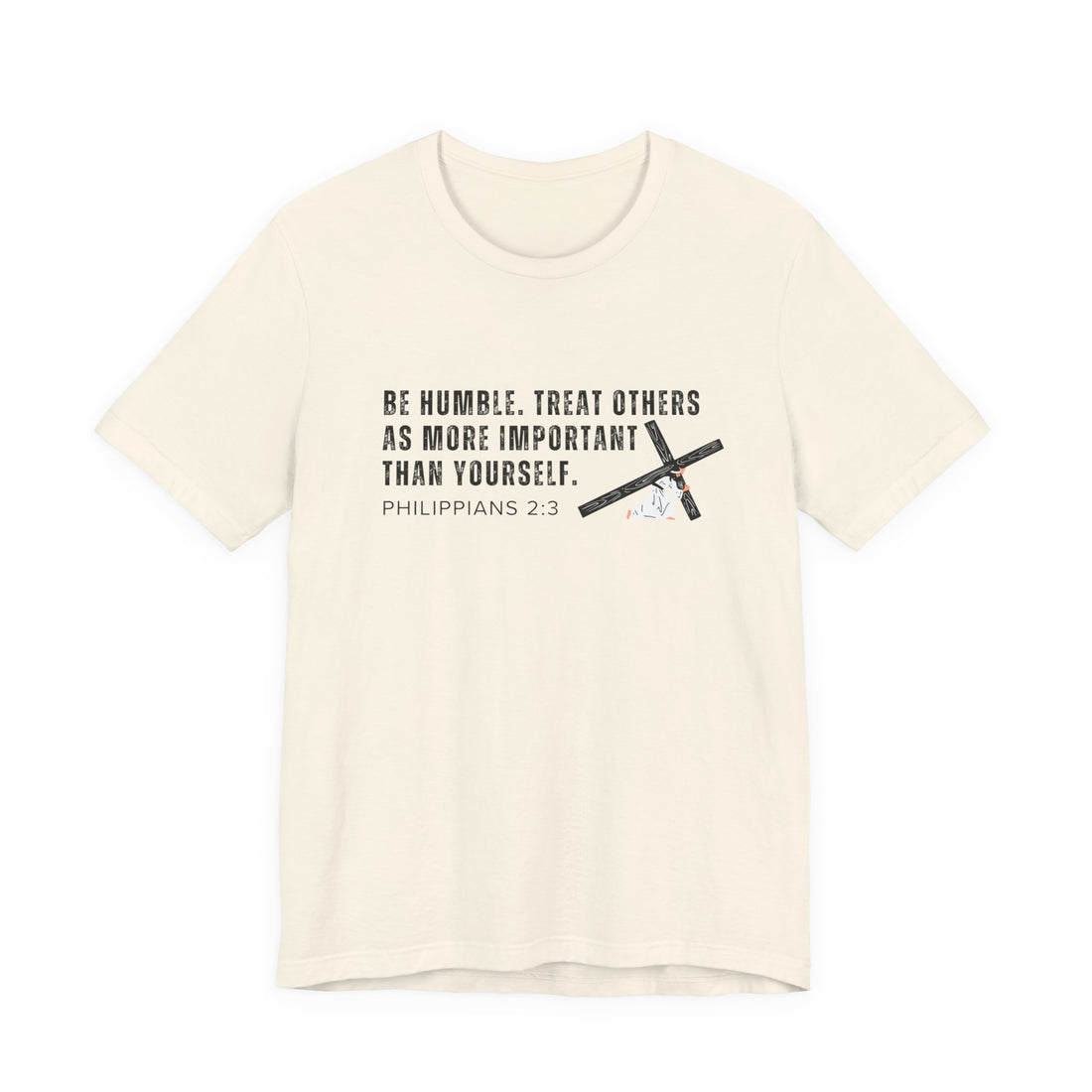 Be Humble, Philippians 2:3, Christian T-shirt for Men and Women