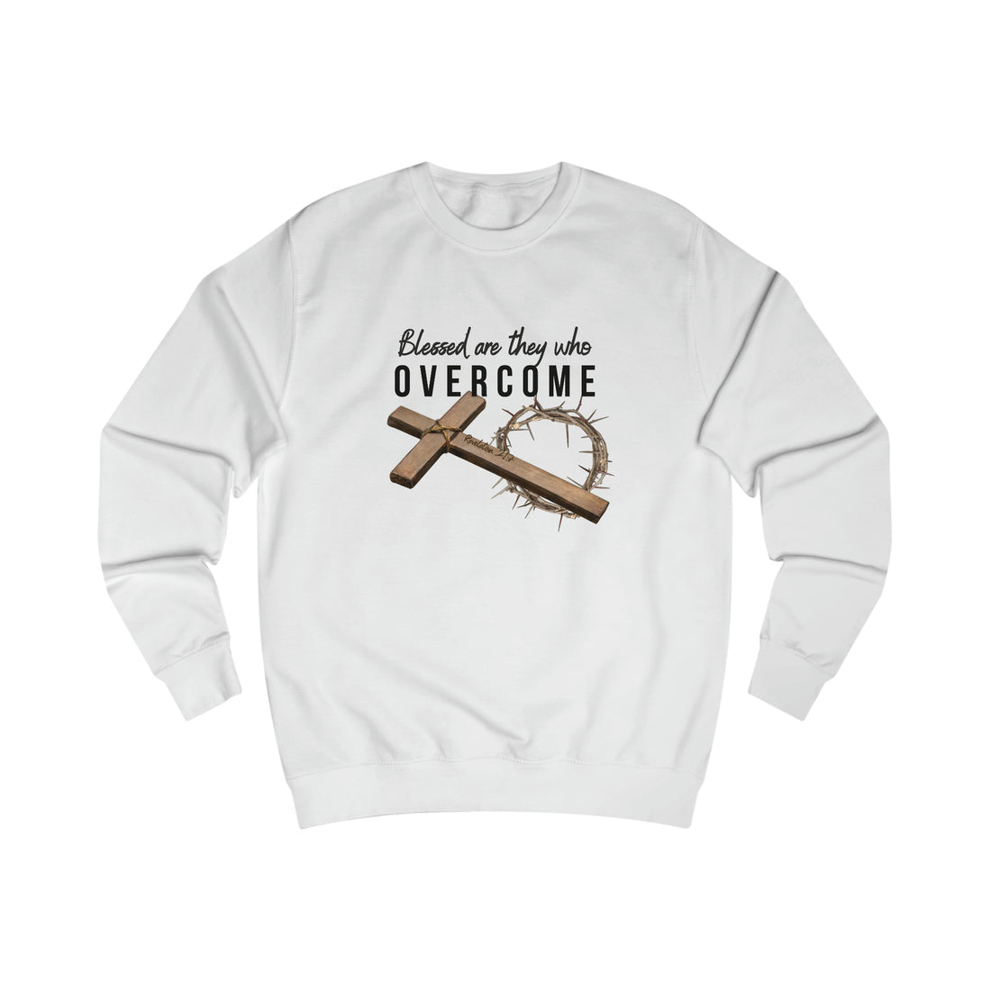 Revelation 21:7 Overcomers, Christian Sweatshirt for men