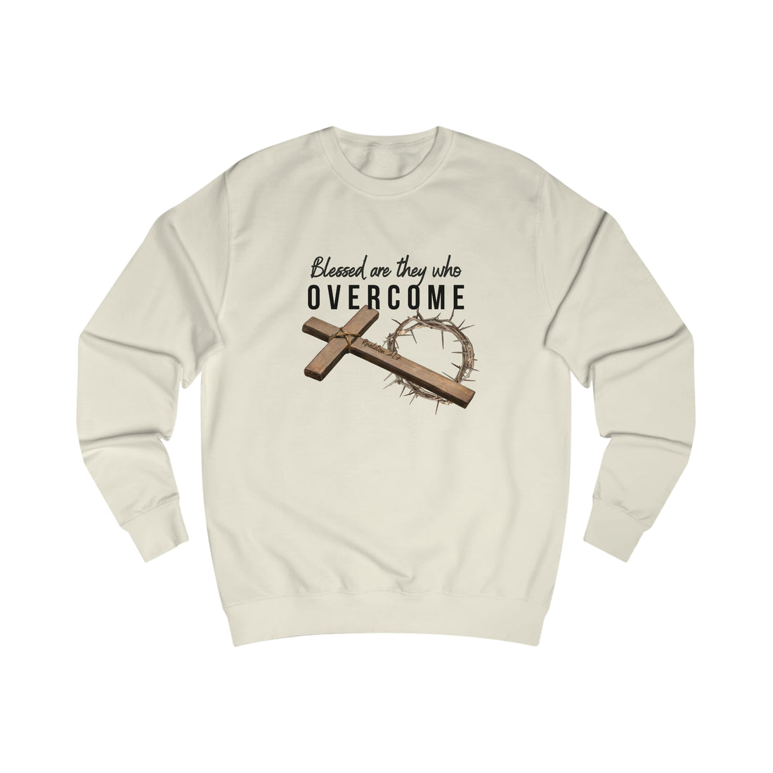 Revelation 21:7 Overcomers, Christian Sweatshirt for men