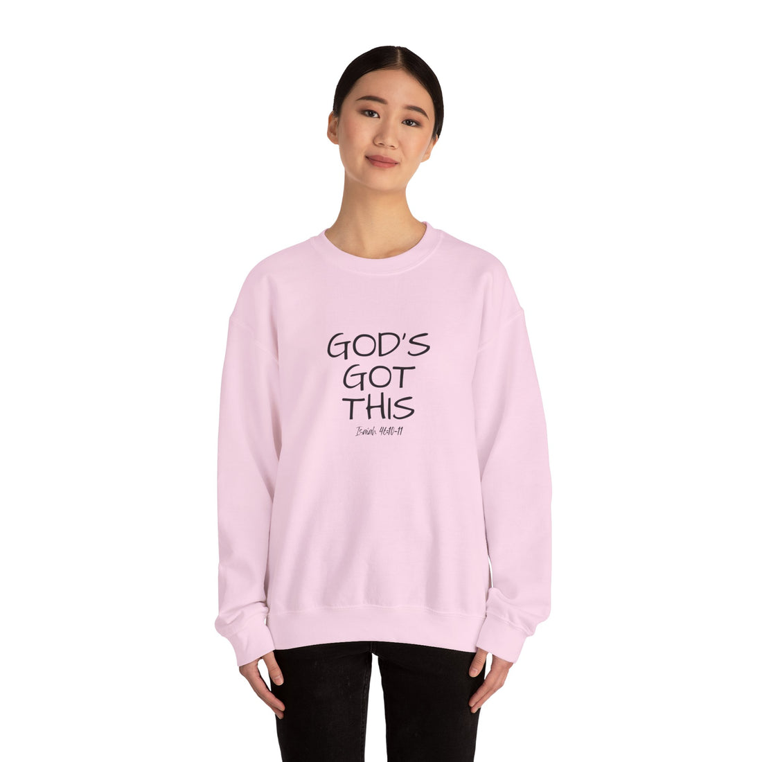 Isaiah 46:10 God's Got This, Heavy Blend™ Christian Sweatshirt for Men and Women