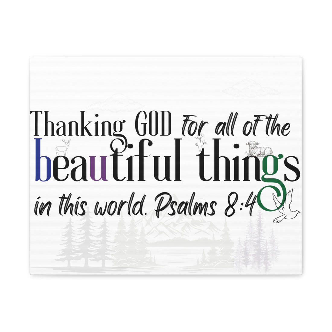 Beautiful Things, Canvas Gallery Wraps