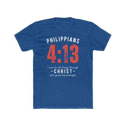 Philippians 4:13, Christian T-shirt for Men