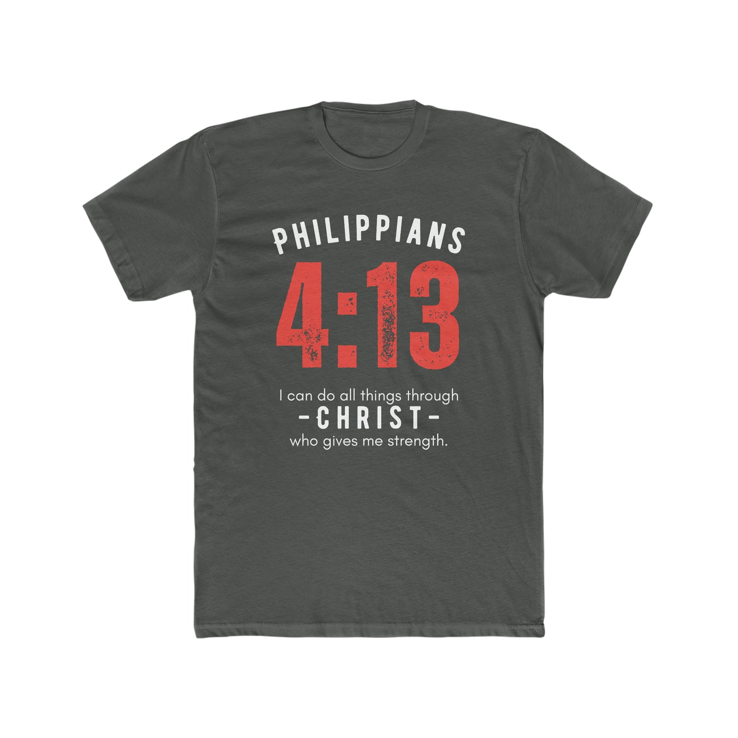 Philippians 4:13, Christian T-shirt for Men