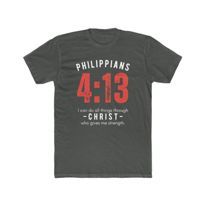 Philippians 4:13, Christian T-shirt for Men