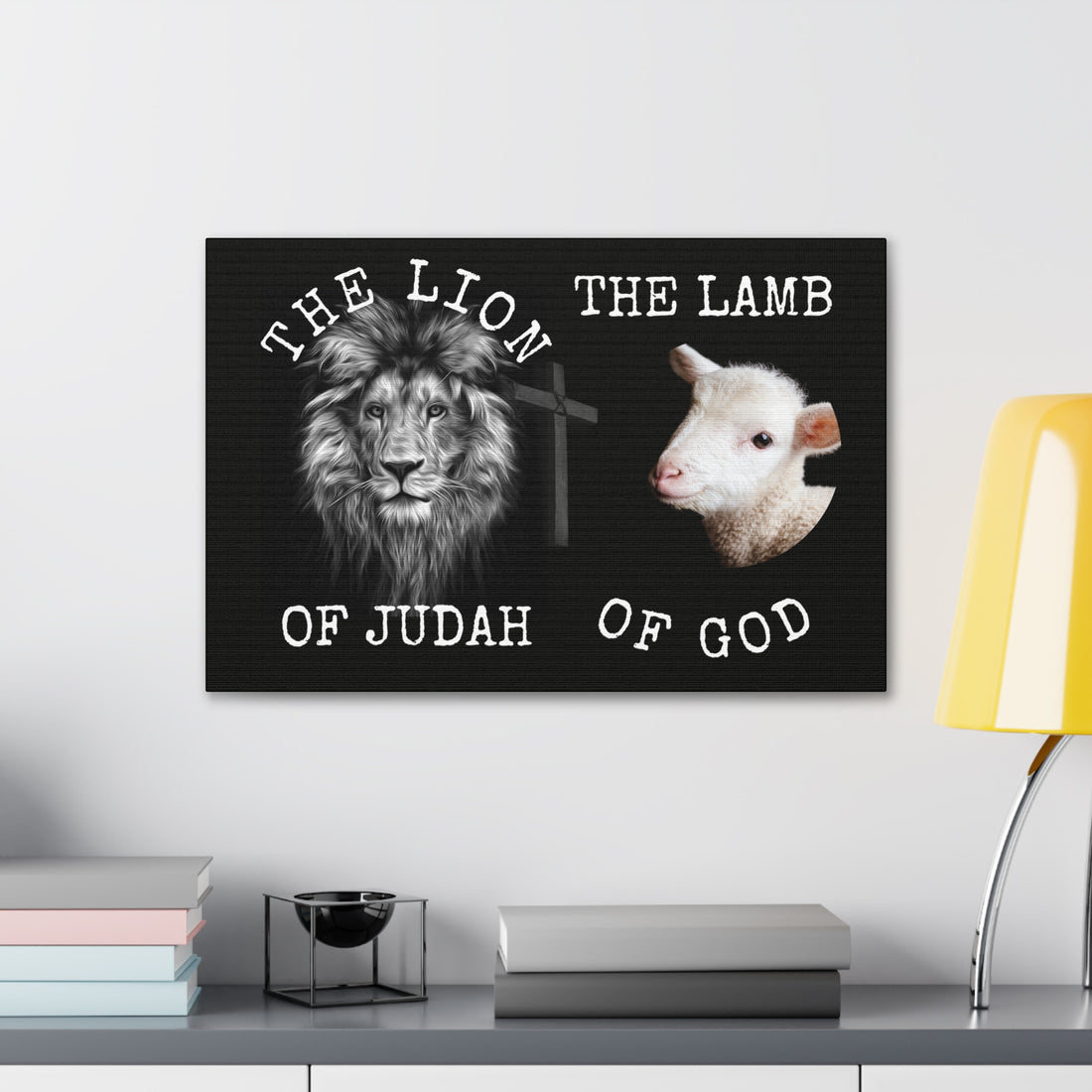 Lion and Lamb, Canvas Gallery Wraps