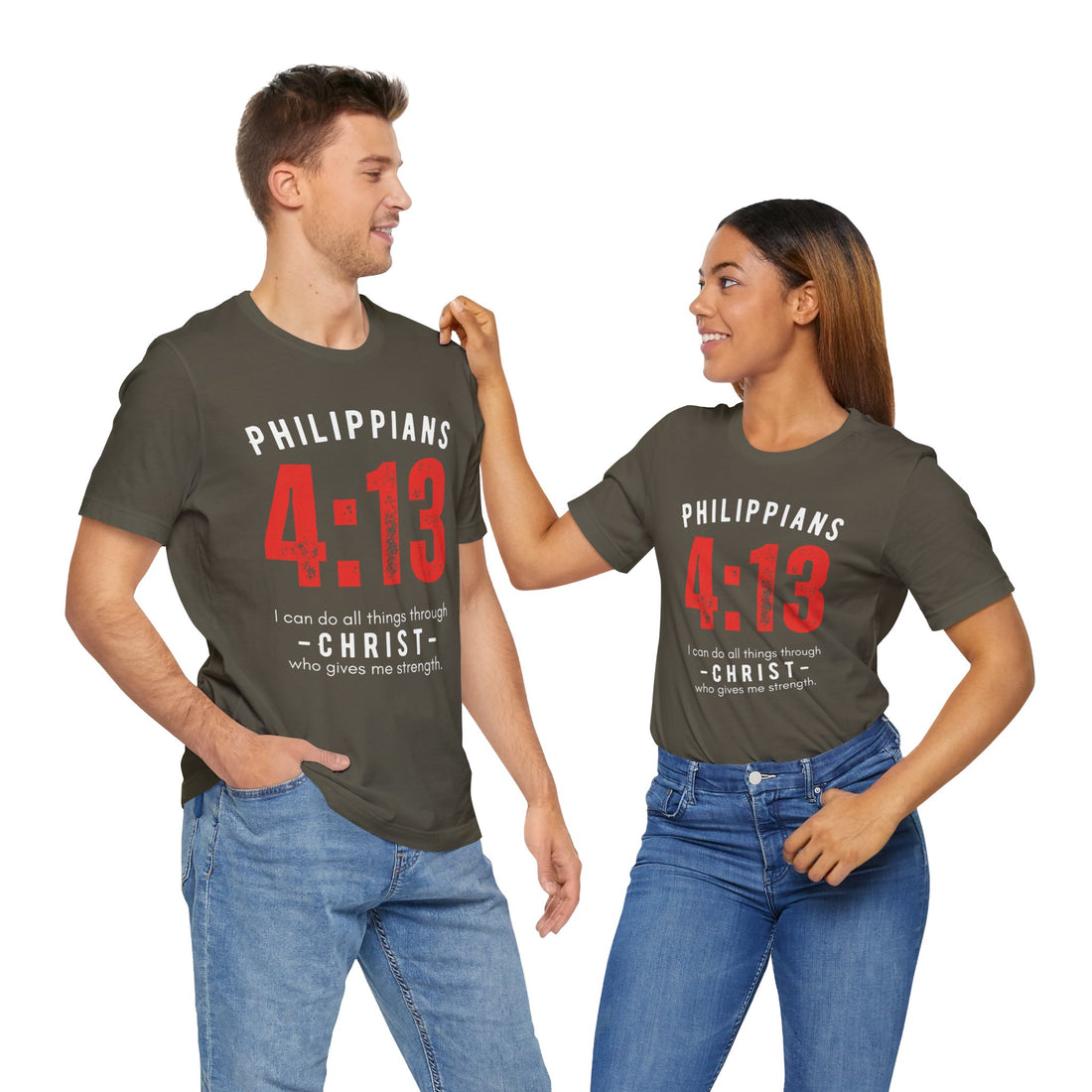 Philippians 4:13 "All Things In Christ" T-shirt for Men and Women
