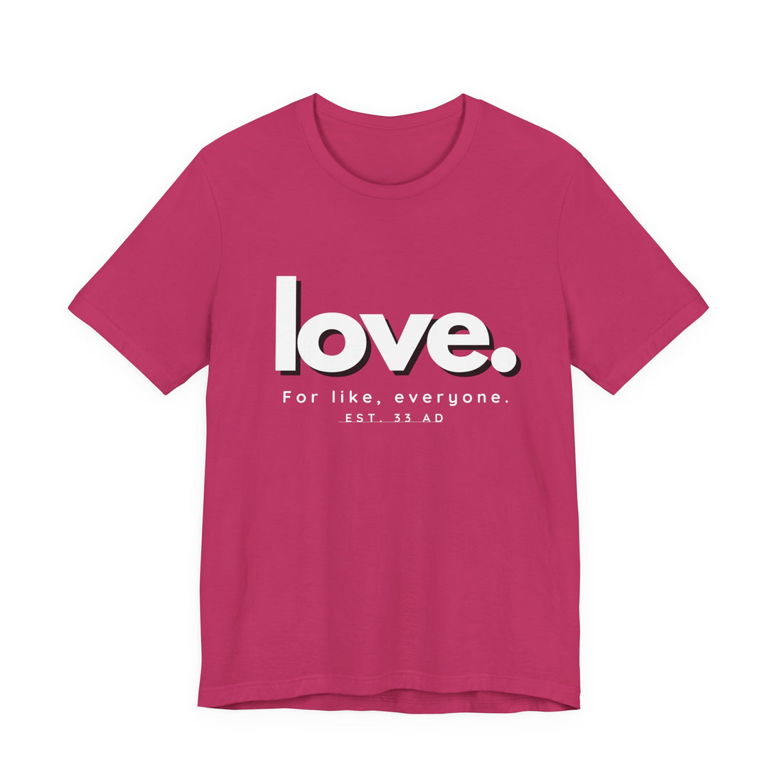 Love. For like, everyone. Inclusive Retro T‑Shirt