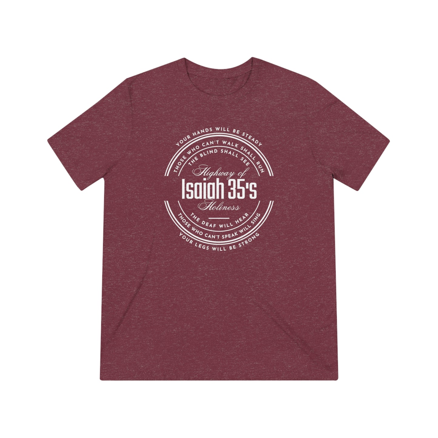 Isaiah 35, Christian T-shirt for Men and Women