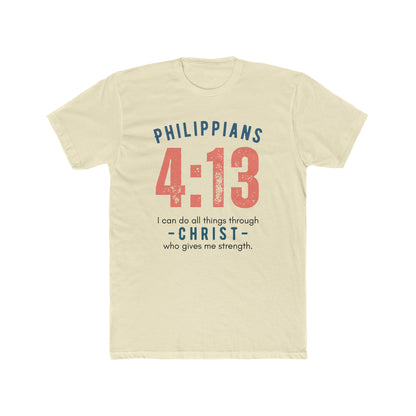 Philippians 4:13, Christian T-shirt for Men