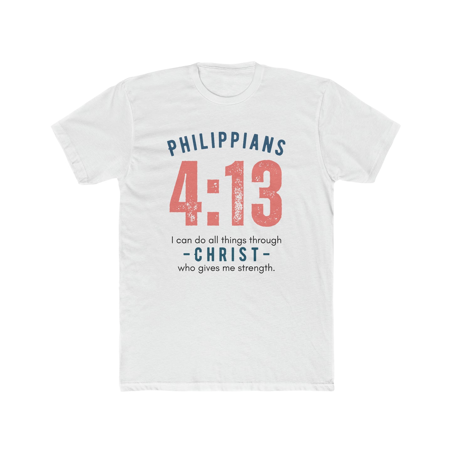 Philippians 4:13, Christian T-shirt for Men
