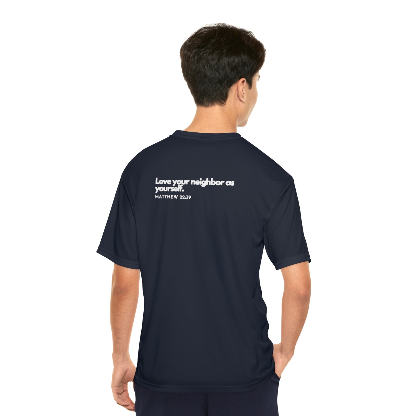 Deuteronomy 6:5, Men's Performance T-Shirt