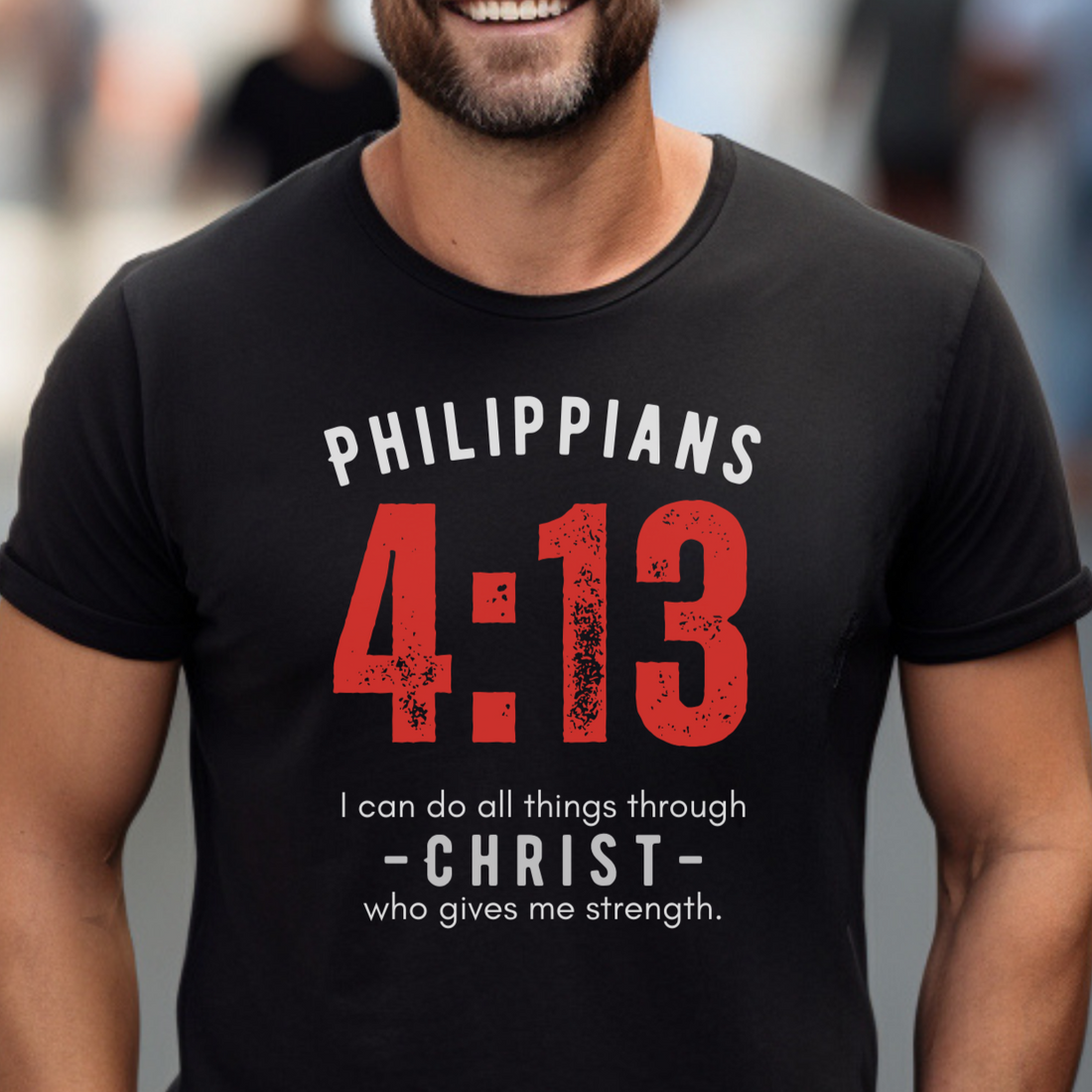Philippians 4:13 "All Things In Christ" T-shirt for Men and Women