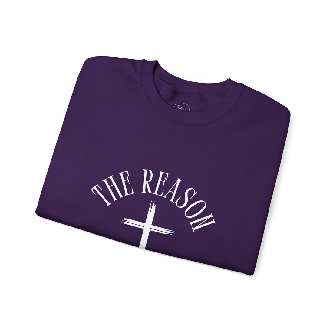 "The Reason for the Season" Christian Cross Crewneck